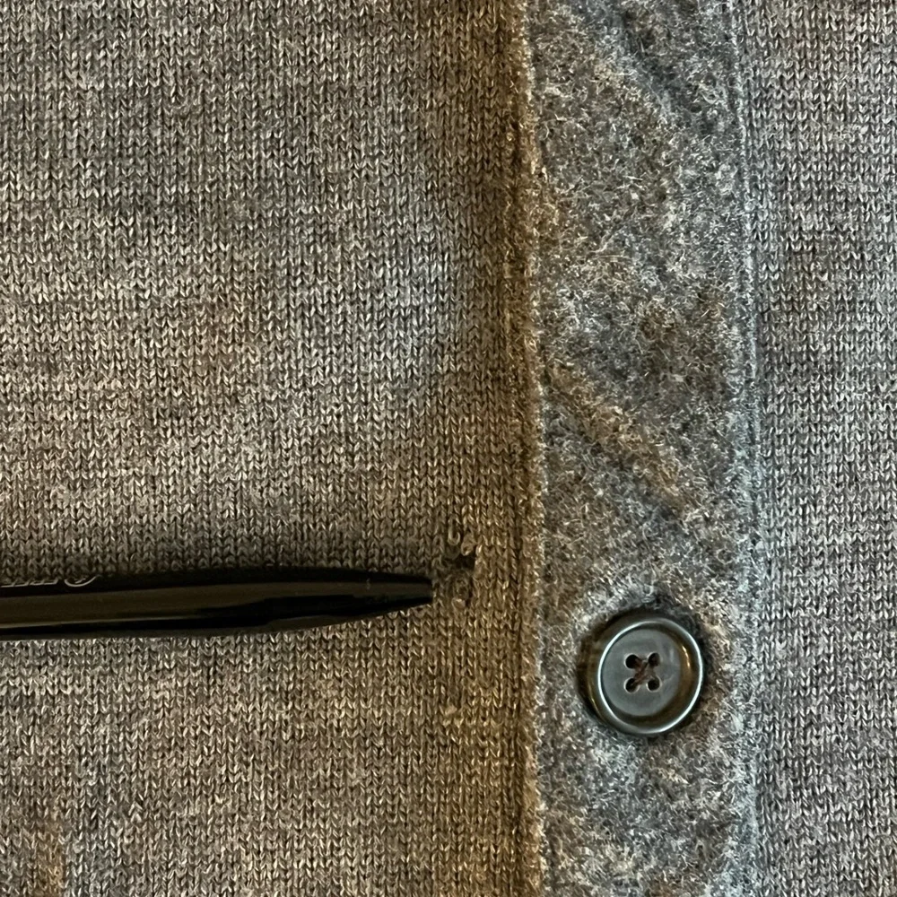 Banana Republic Merino Wool Men’s Button Down Cardigan Vest  XL